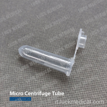 Tubo di micro centrifuga in plastica